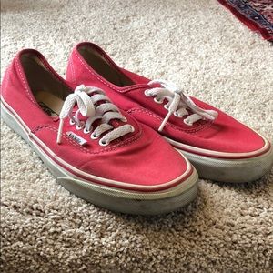 Women’s Red vans size 9